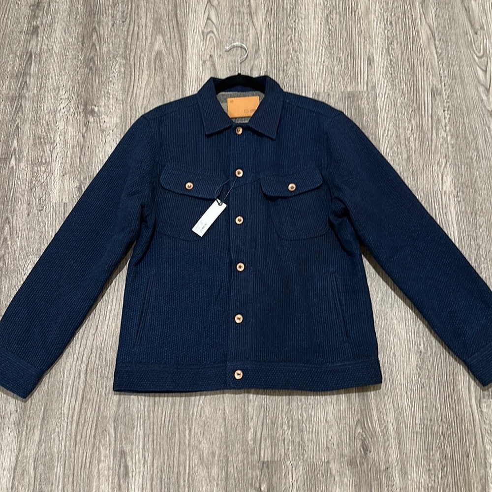 Taylor Stitch-The Long Haul in Indigo Sashiko-Size 40-New with tags